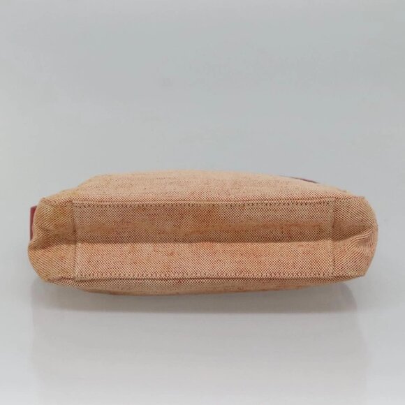 PRADA Sports Shoulder Bag Canvas Beige Red Auth - Picture 5 of 16